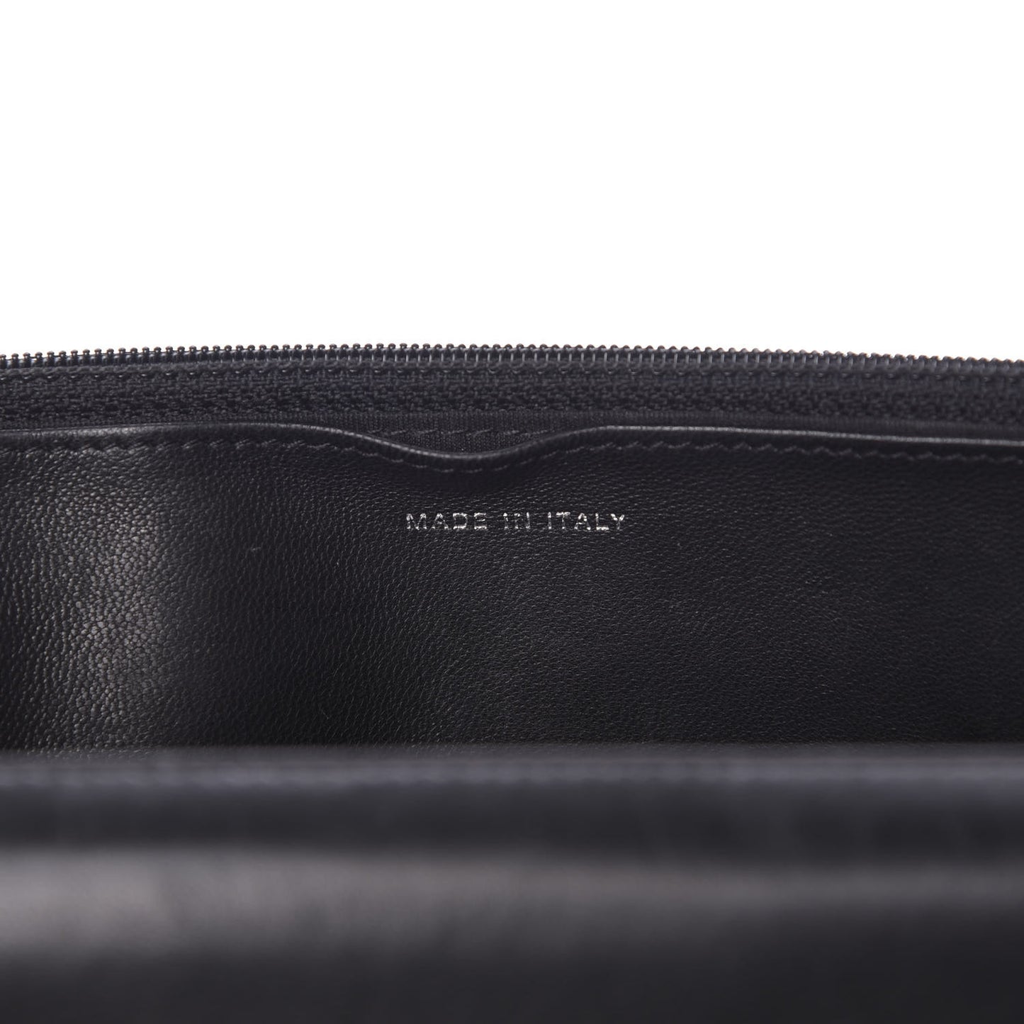 Lambskin Timeless CC Wallet On Chain WOC Black