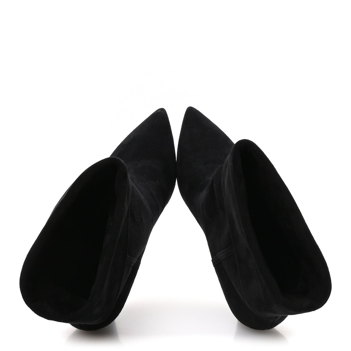Kid Scamosciato Niki 85 Wedge Booties 38.5 Black