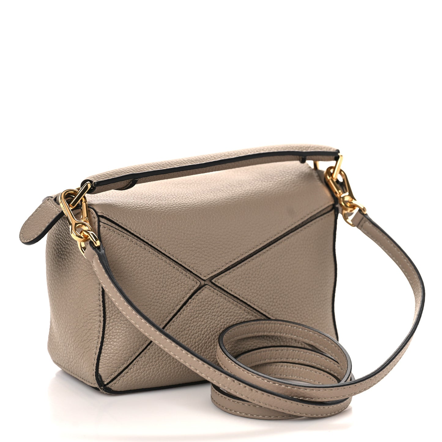 Calfskin Mini Puzzle Bag Sand Mink