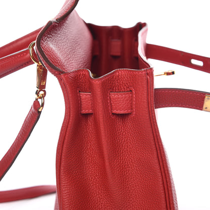 Hermes Togo Kelly Retourne 28 Rouge Casaque 11 of 37