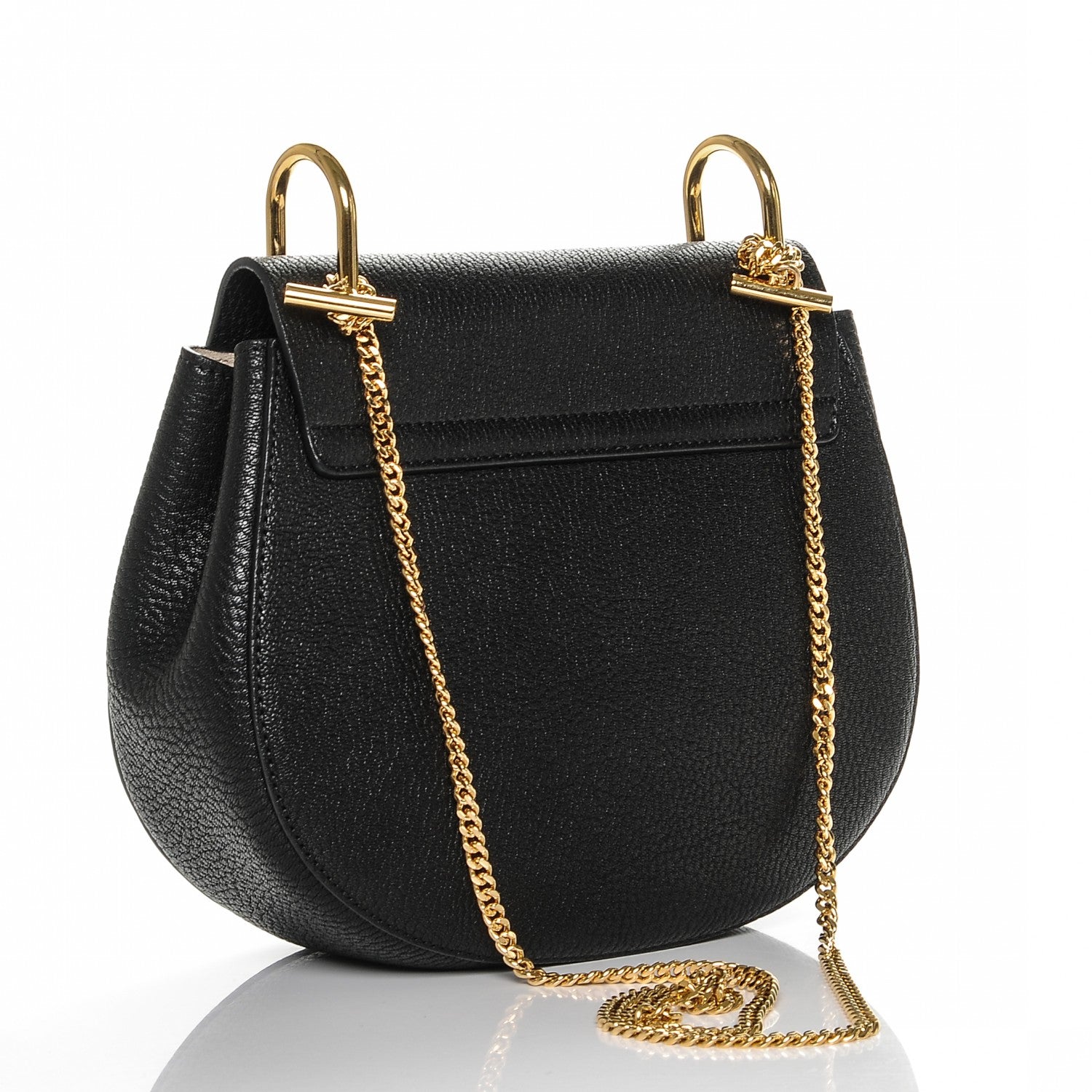 Chloe Grained Lambskin Drew Shoulder Bag Black 3 of 6