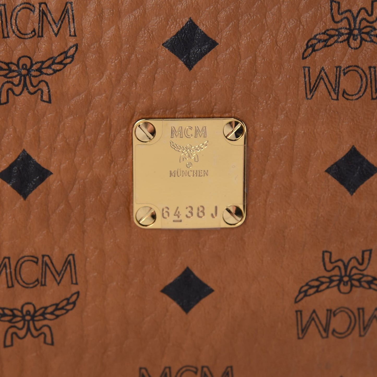 Visetos Small Zip Pouch Cognac