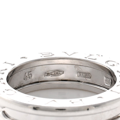 Bulgari 18K White Gold B.Zero1 One-Band Ring 45 3.25 4 of 4