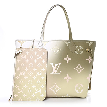 Louis Vuitton Monogram Giant Spring In The City Neverfull MM Sunset Kaki 3 of 13