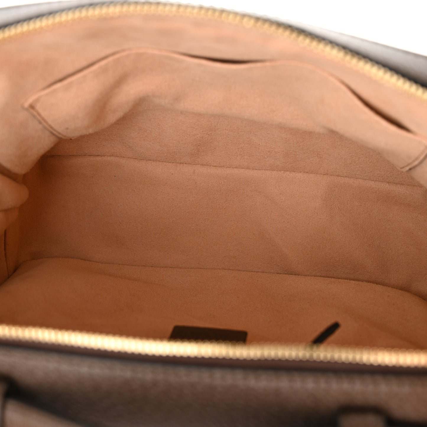 GG Supreme Monogram Web Small Ophidia Top Handle Shoulder Bag Brown