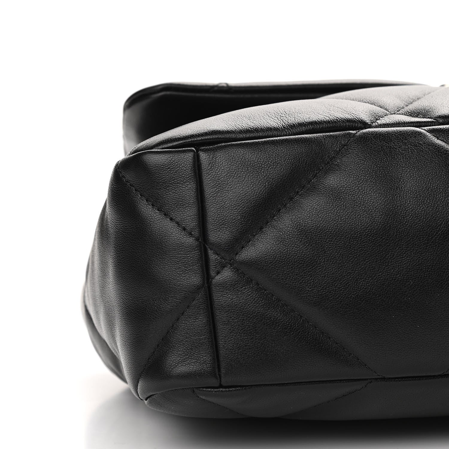 Chanel Lambskin Quilted Large Chanel 19 Flap Black 8 of 9