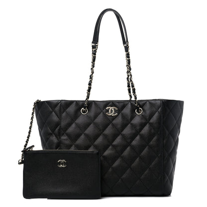Chanel Caviar Quilted Large Shopping Tote Black 1 of 11