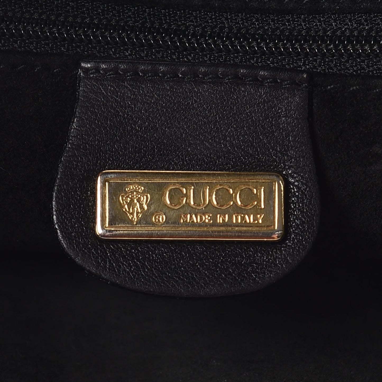 Ostrich Shoulder Bag Black