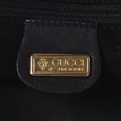 Gucci Ostrich Shoulder Bag Black 8 of 12