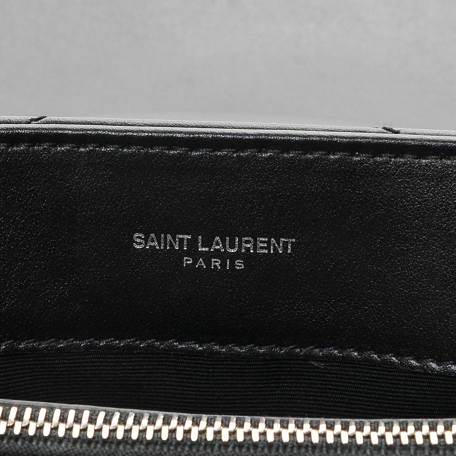 Saint Laurent Calfskin Y Quilted Monogram Small Loulou Chain Satchel Black 6 of 7