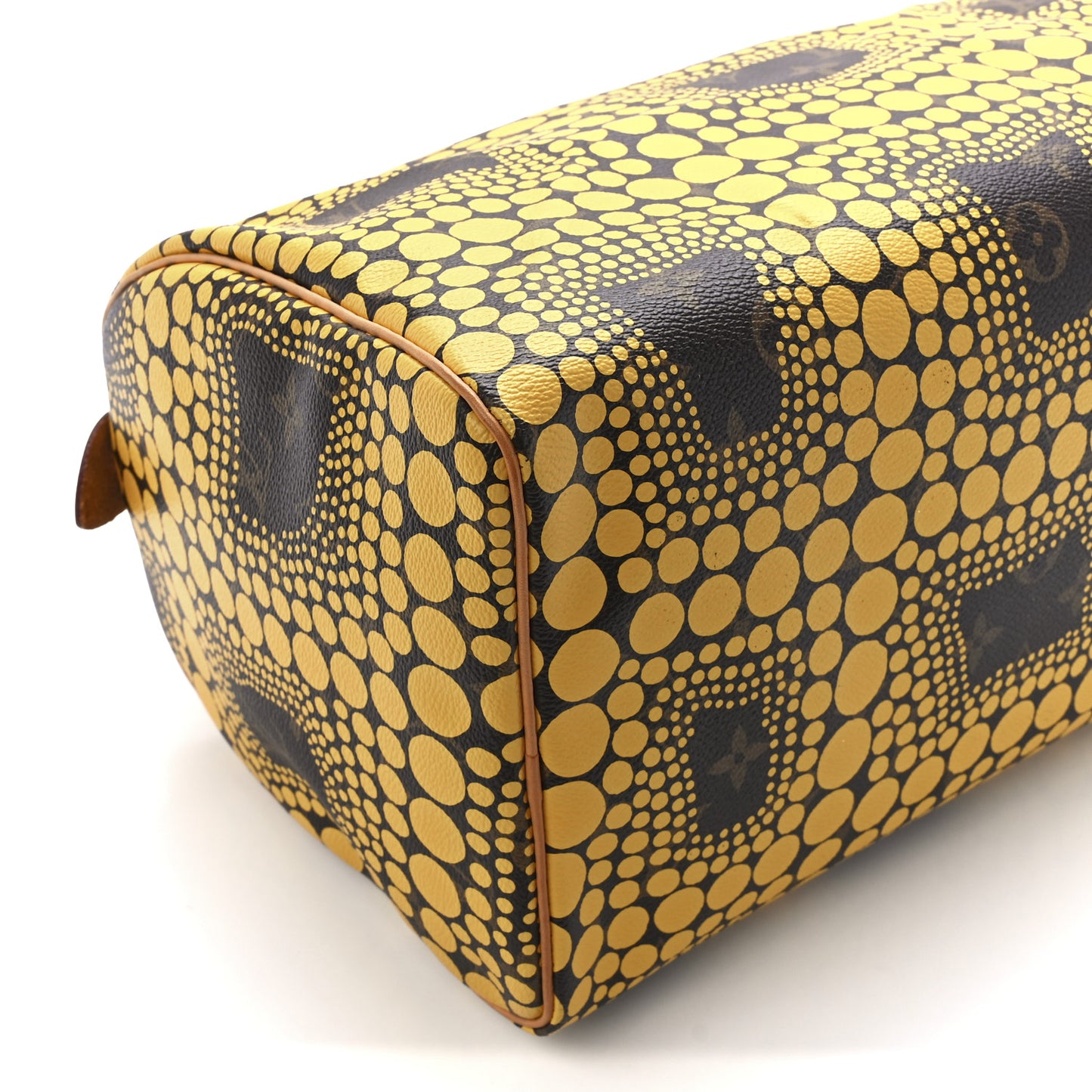 Monogram Kusama Town Speedy 30 Yellow