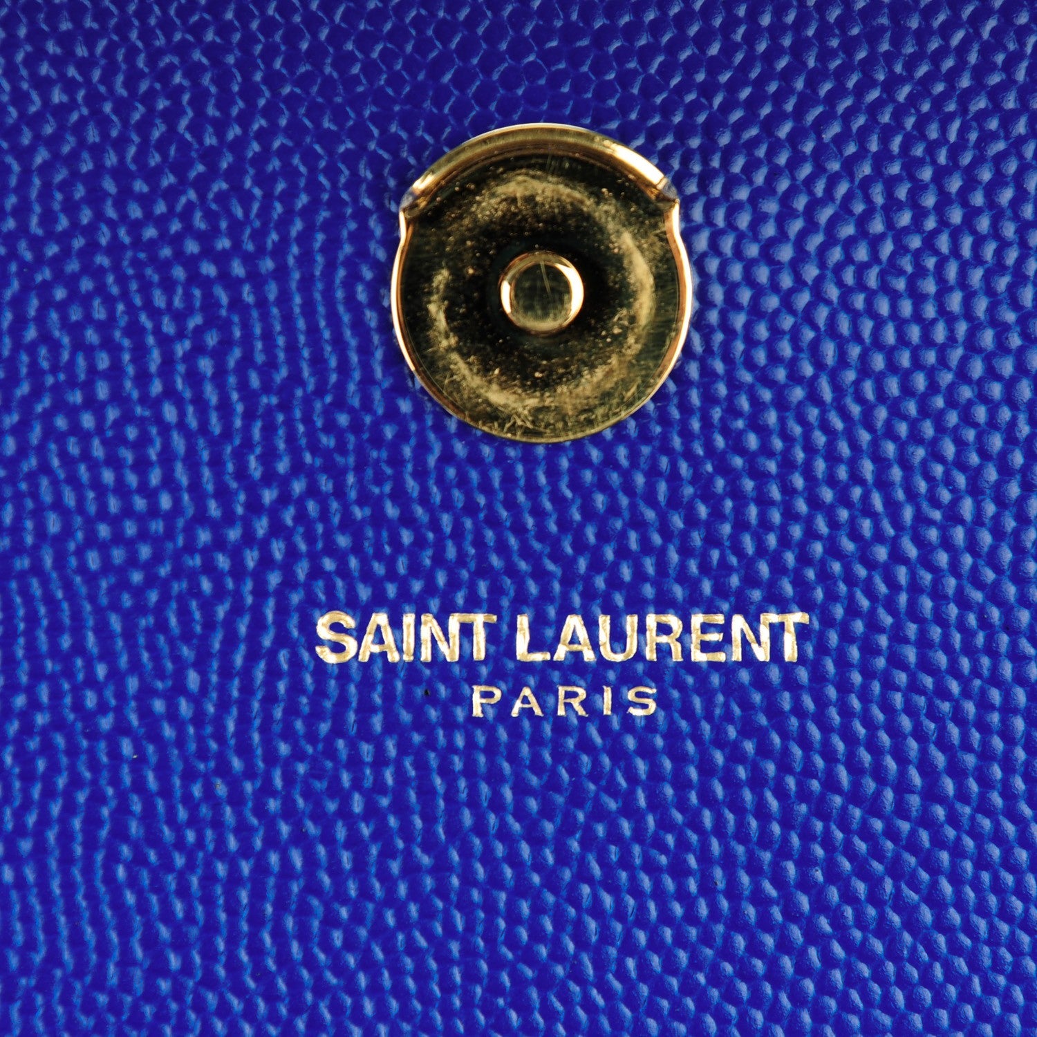 Saint Laurent Grain De Poudre Medium Classic Monogram Kate Satchel Ultramarine 6 of 8