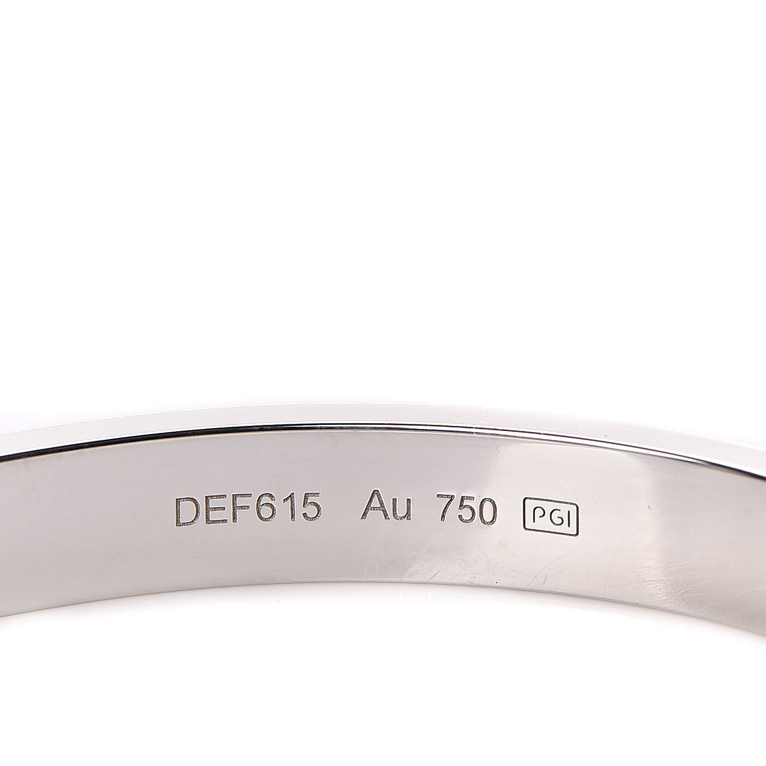 Cartier 18K White Gold LOVE Bracelet 19 5 of 6