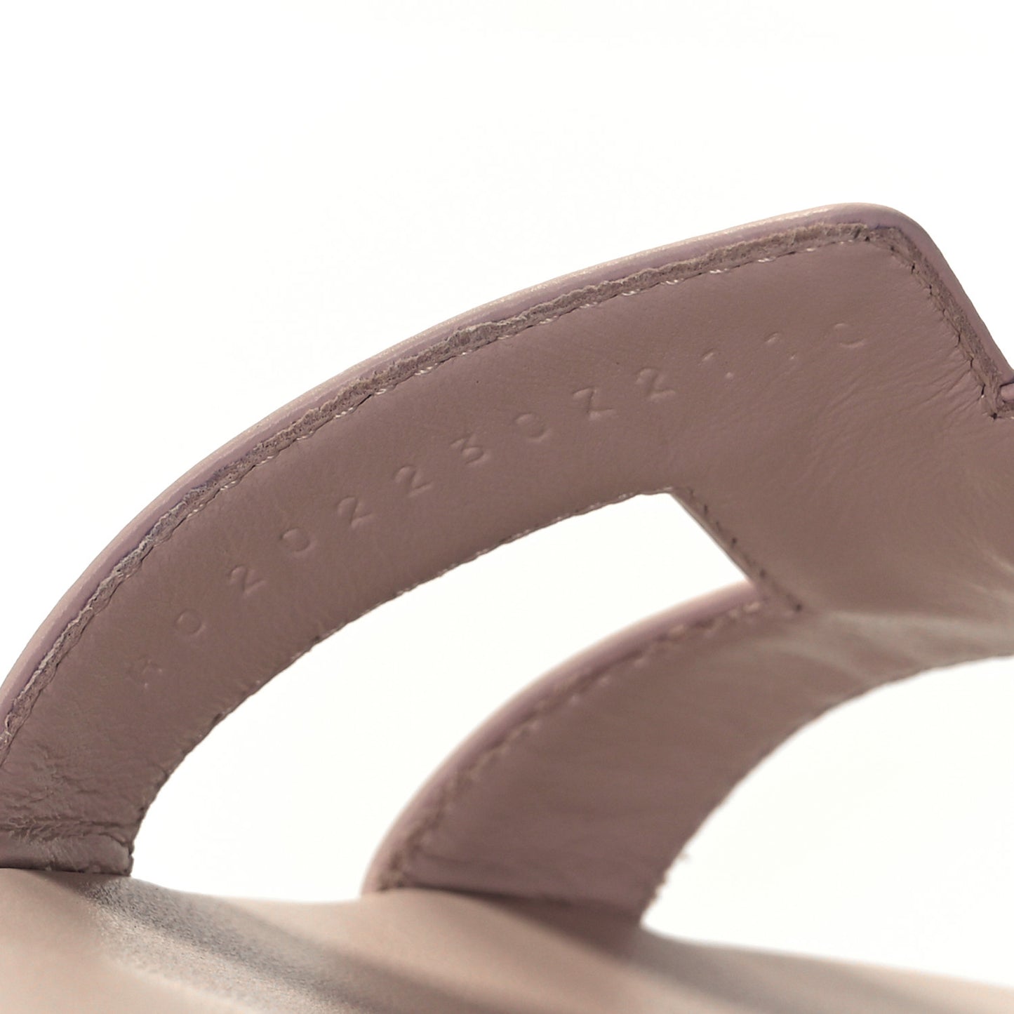 Box Calfskin Oran Sandals 37 Rose Pale