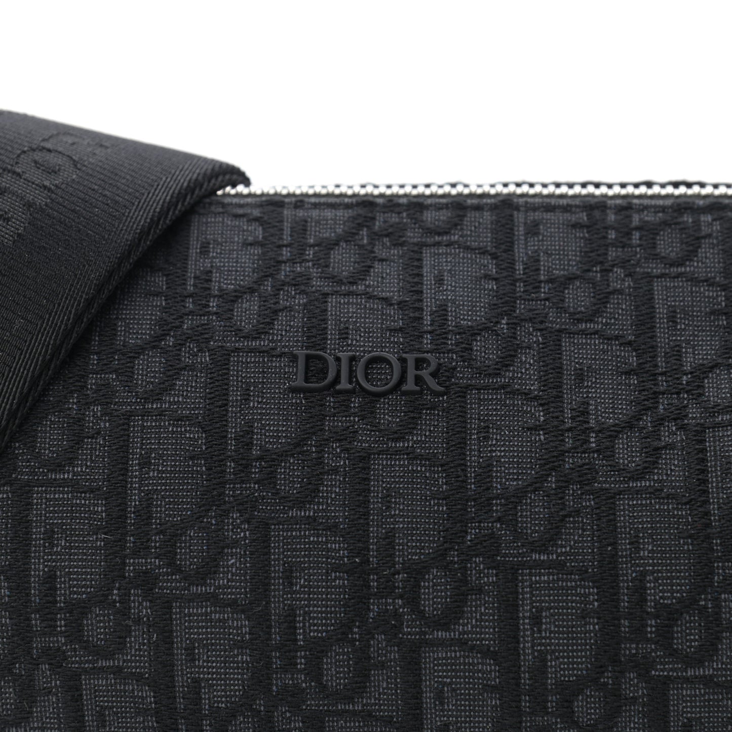 Oblique Roller Messenger Bag Black