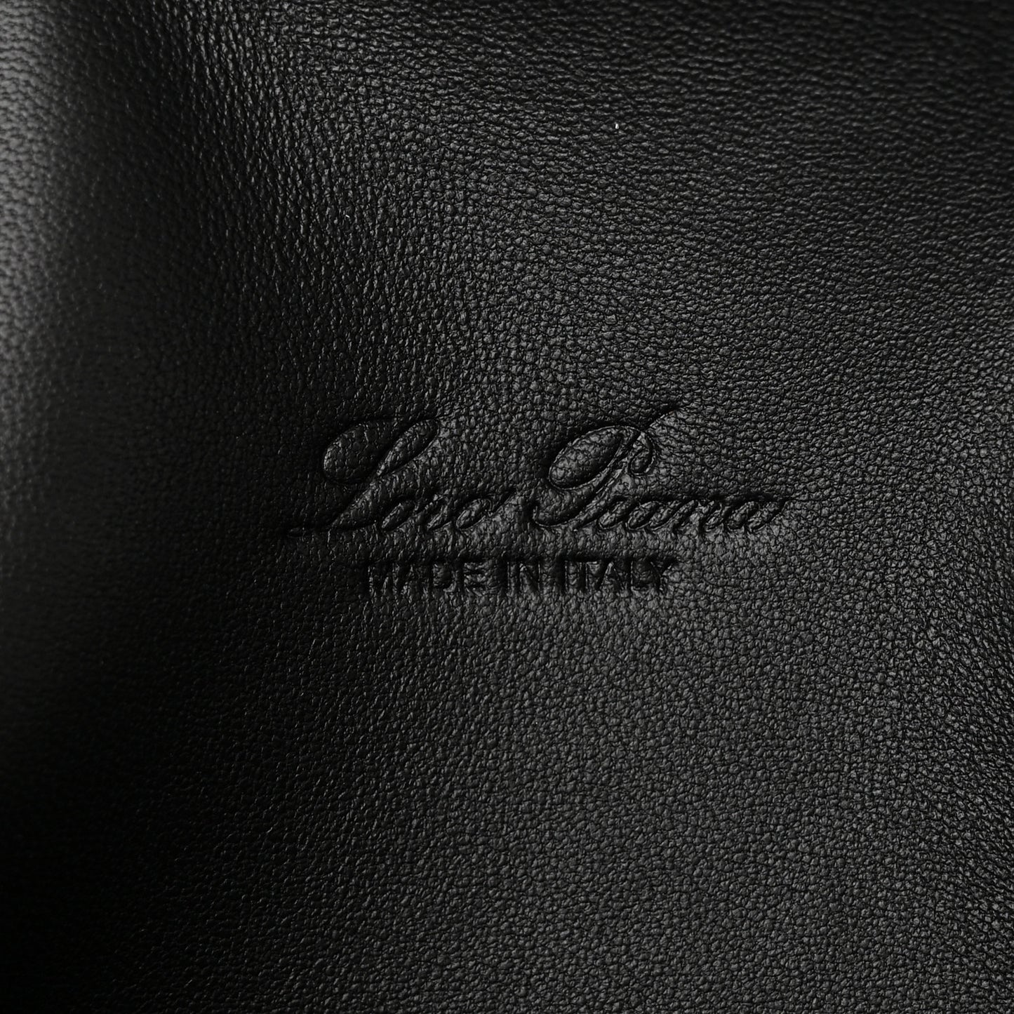 Grained Calfskin L19 Extra Pocket Pouch Black