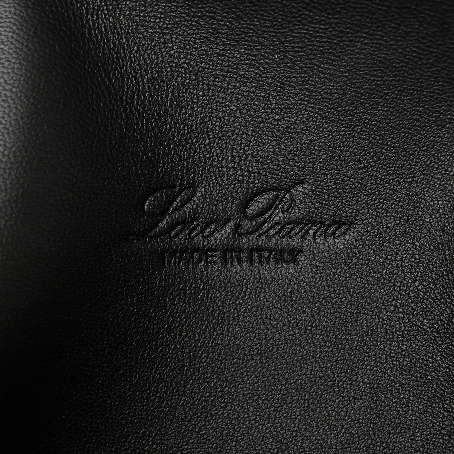 Loro Piana Grained Calfskin L19 Extra Pocket Pouch Black 6 of 10