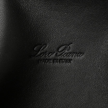 Loro Piana Grained Calfskin L19 Extra Pocket Pouch Black 6 of 10