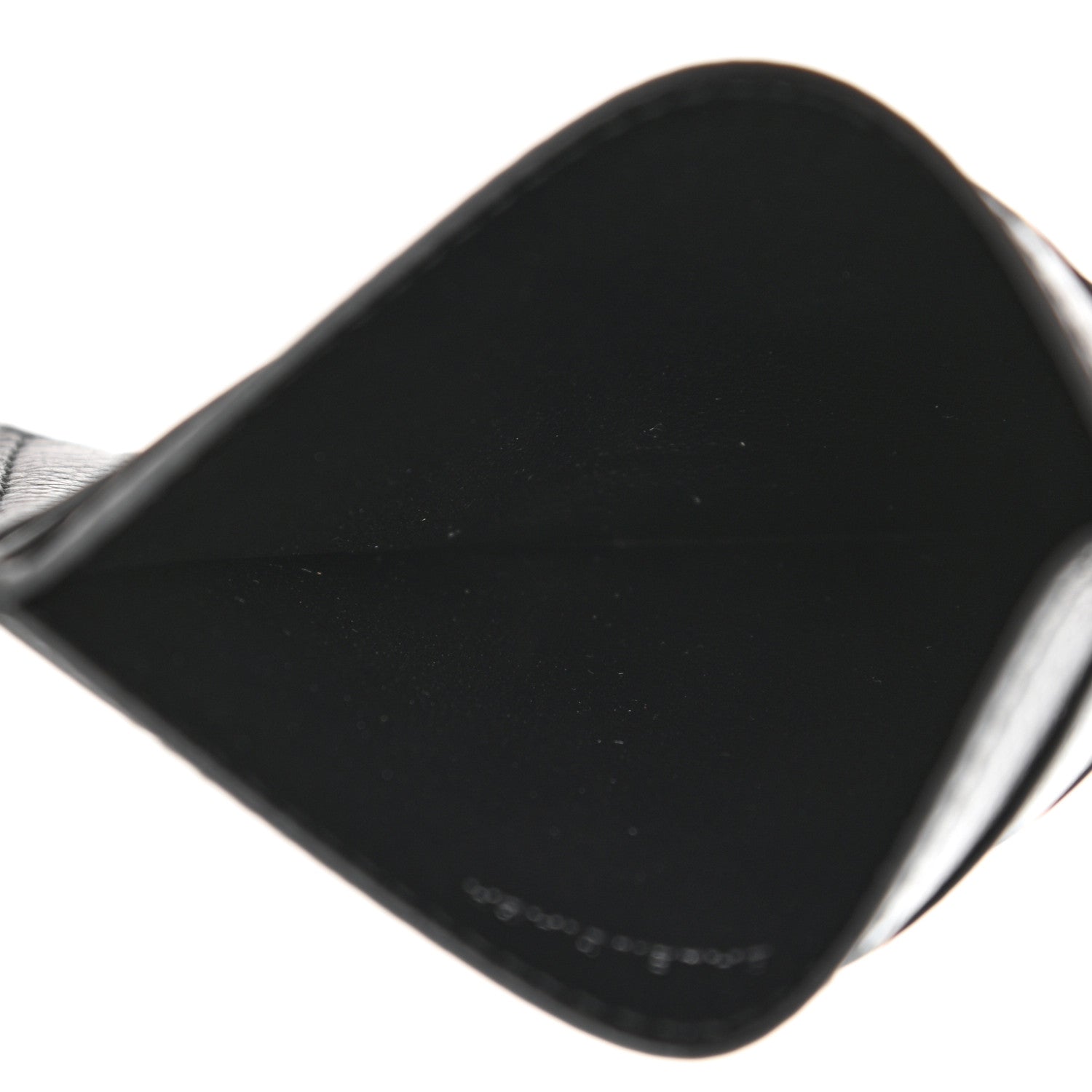 Balenciaga Grained Calfskin Logo Cash Card Holder Black White 5 of 7