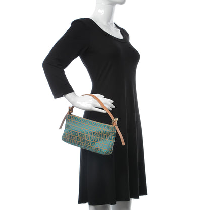 Fendi Zucchino Pochette Blue 2 of 10