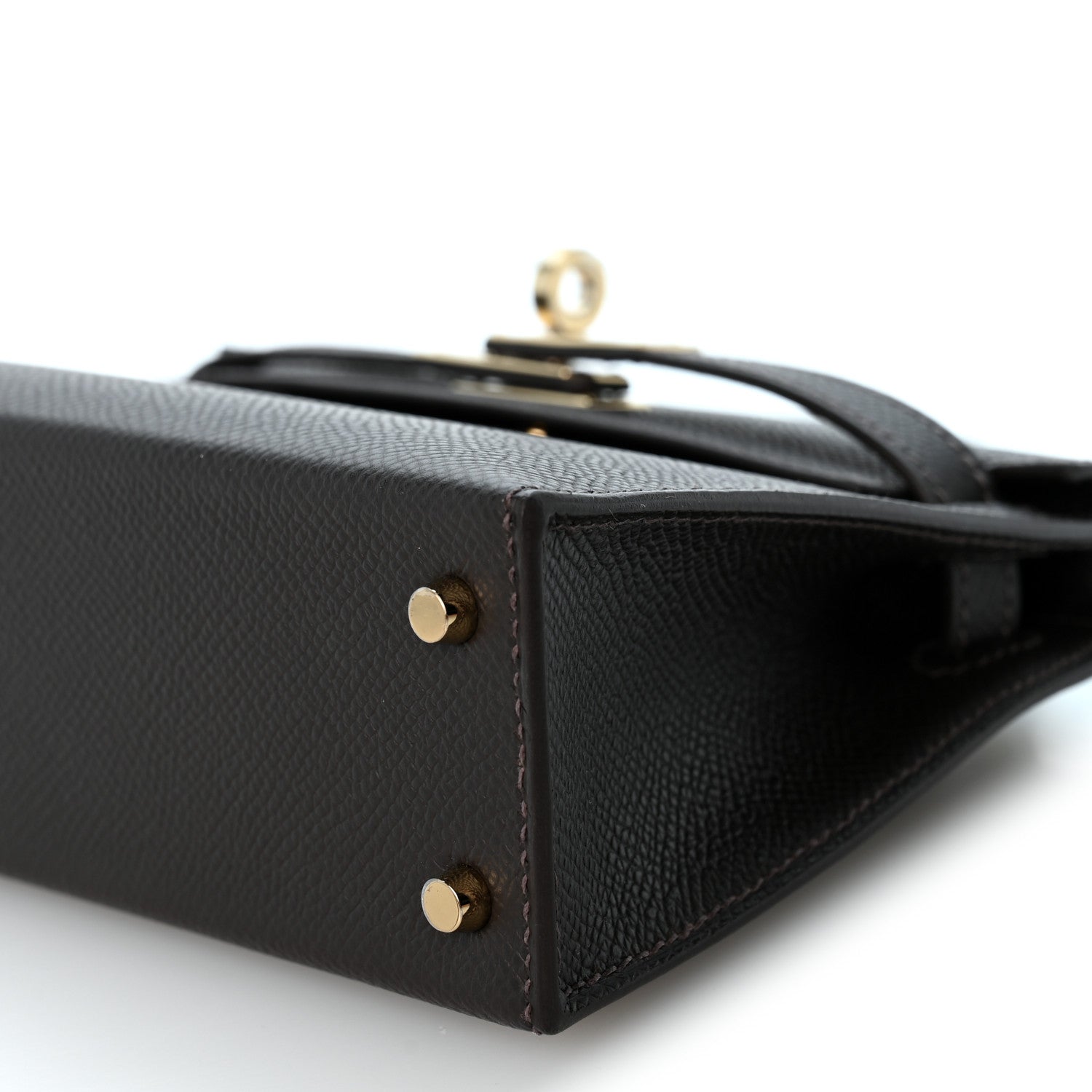 Hermes Epsom Mini Kelly Sellier 20 Bai Brun 7 of 8