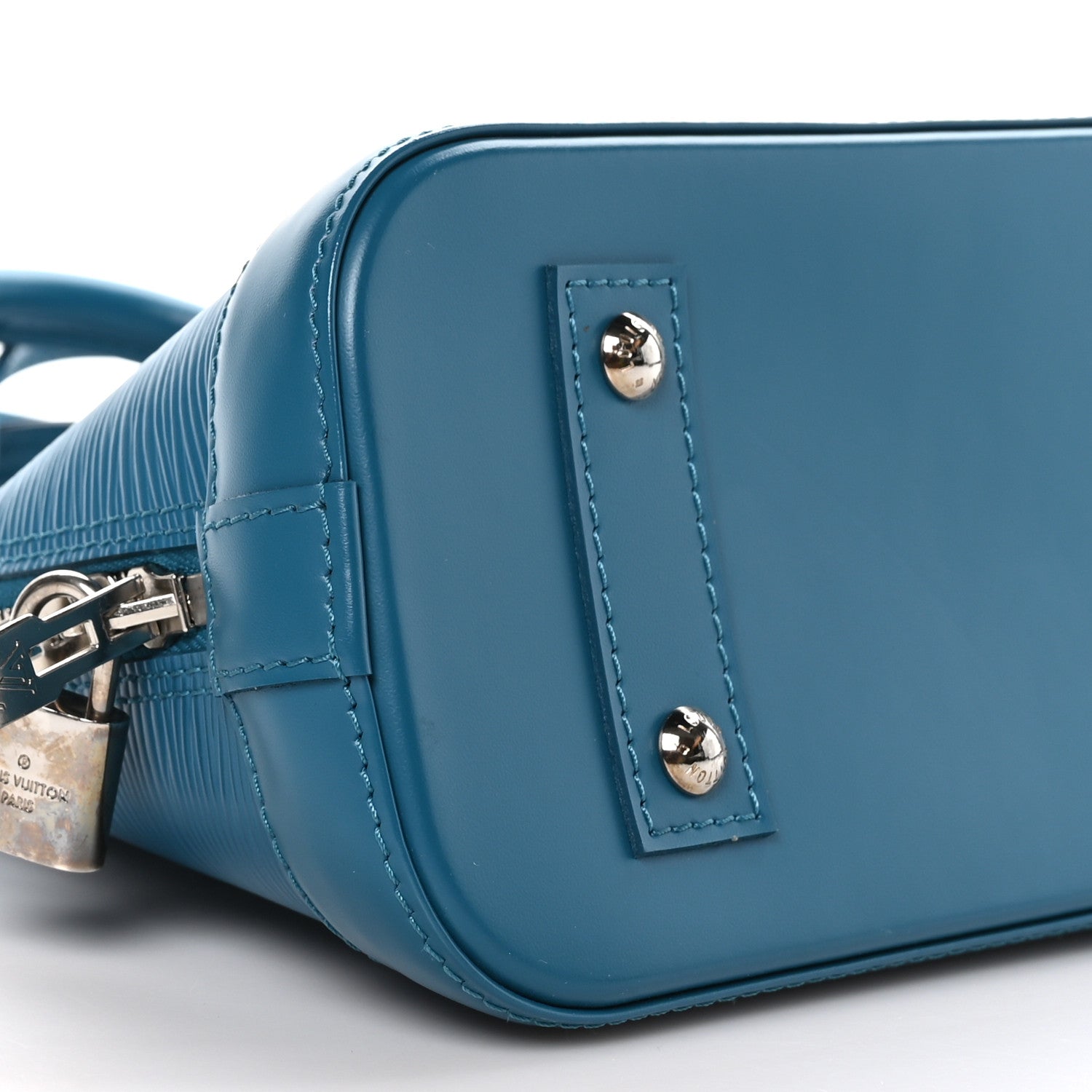 Louis Vuitton Epi Alma BB Cyan 7 of 8