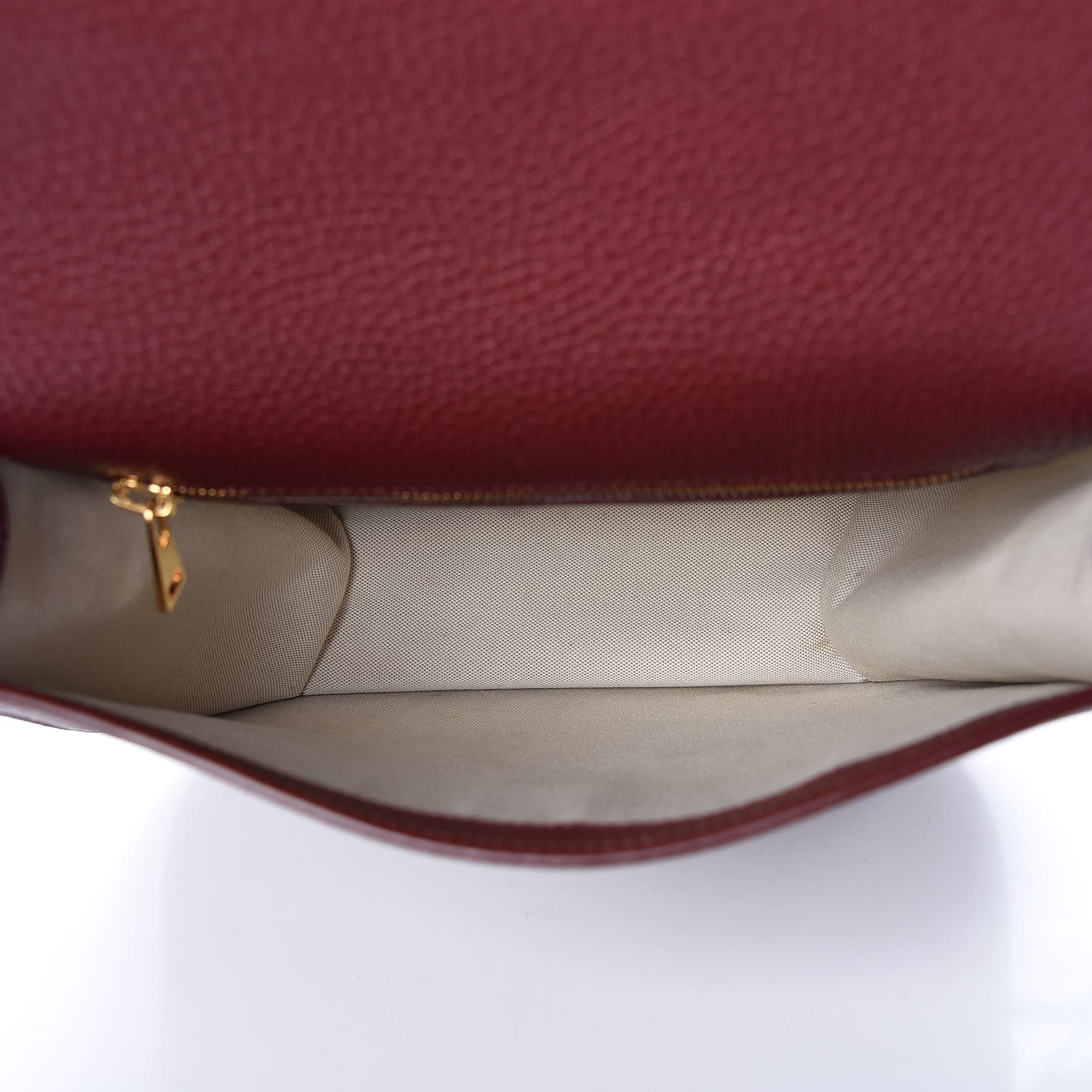 Tom Ford Calfskin Large T Clasp Tara Crossbody Bag Cabernet 5 of 13
