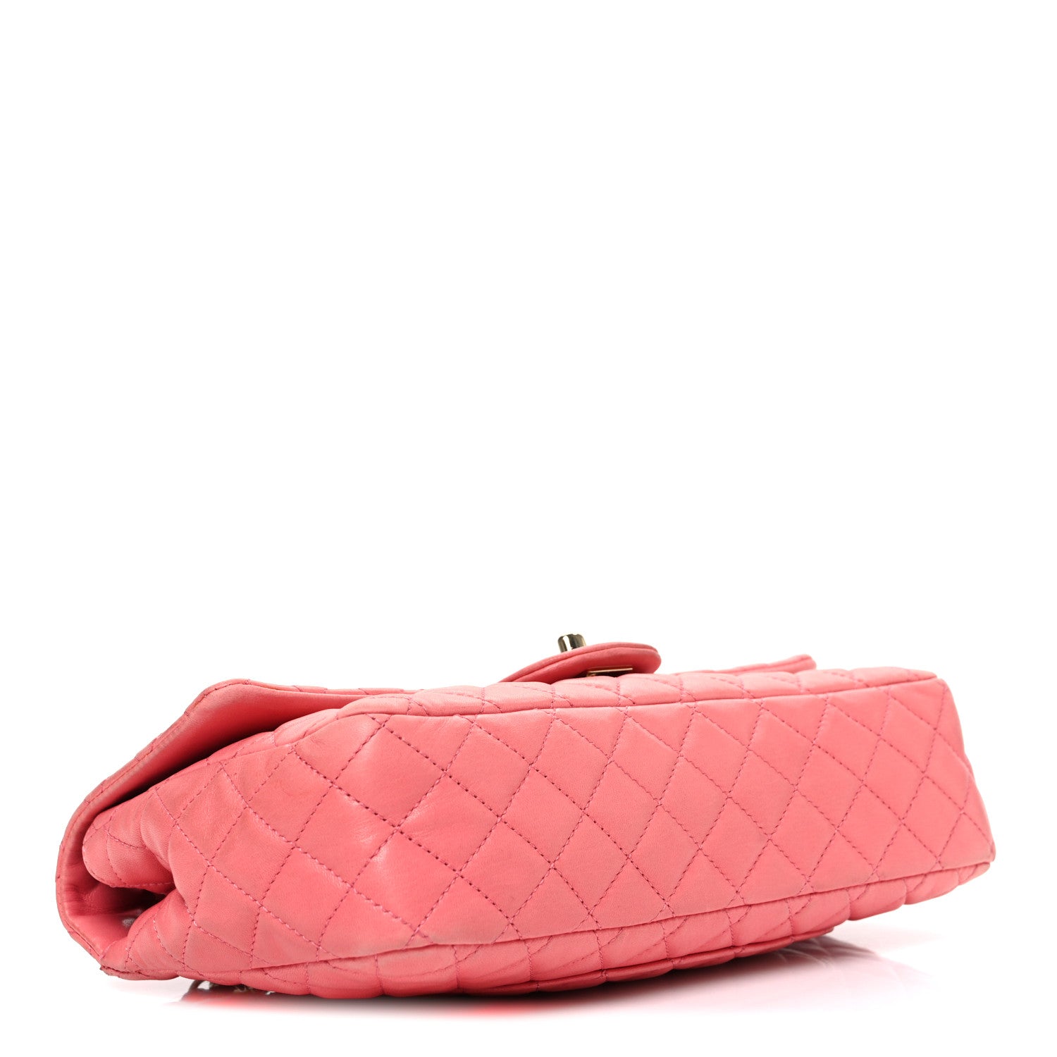 Chanel Lambskin Quilted Valentine Charms Medium Single Flap Pink 4 of 10