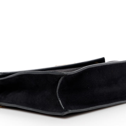 Saint Laurent Suede Calfskin Monogram Le Sept Chain Bag Black 10 of 11