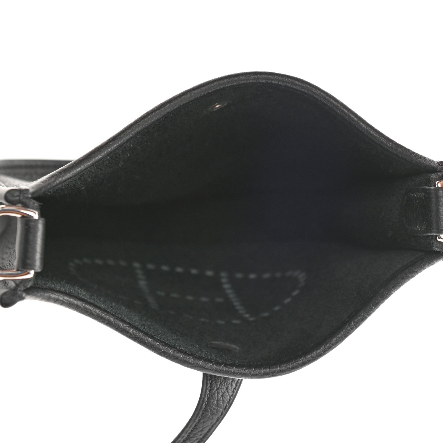 Hermes Taurillon Clemence Evelyne TPM Black 5 of 11