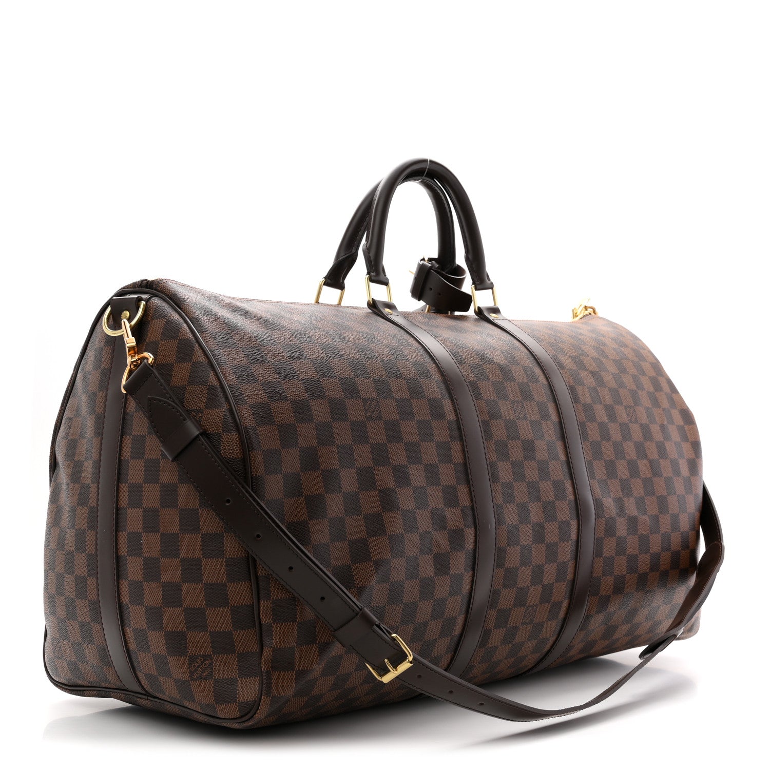 Louis Vuitton Damier Ebene Keepall Bandouliere 55 2 of 11