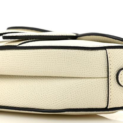 Christian Dior Grained Calfskin Mini Saddle Bag With Strap Latte 10 of 12