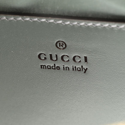 Gucci Iridescent Nappa Chevron Matelasse Small GG Marmont Chain Shoulder Bag Iridescent Salvy Green 6 of 10