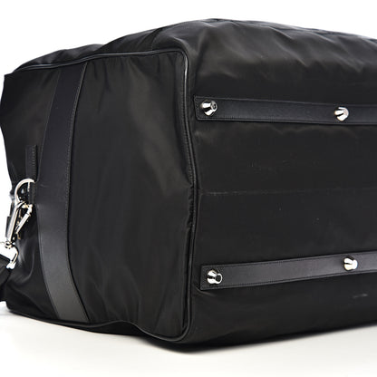 Prada Tessuto Nylon Saffiano Viaggio Carry On Travel Bag Black 9 of 11
