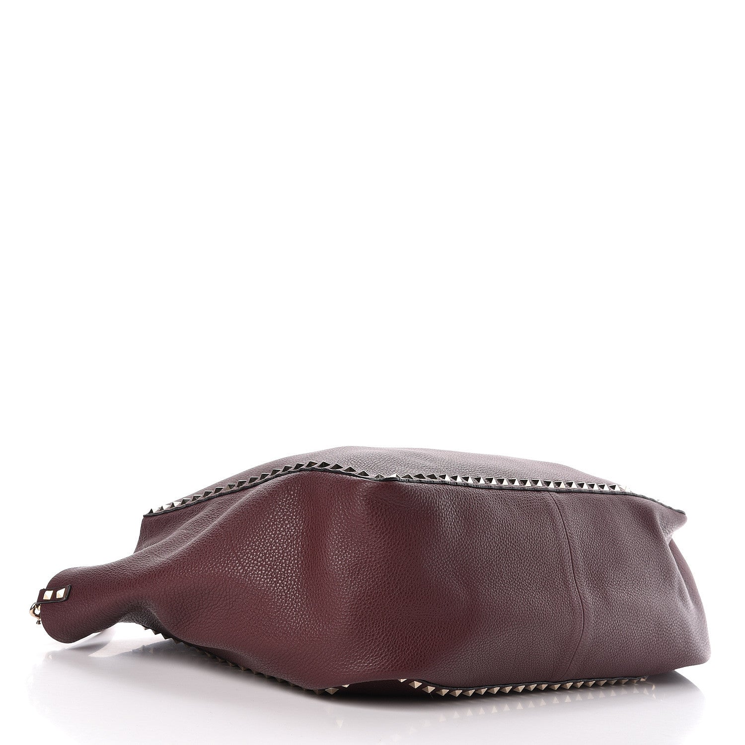 Valentino Garavani Grained Calfskin Large Rockstud Reversible Tote Light Cuir Rubin 7 of 16