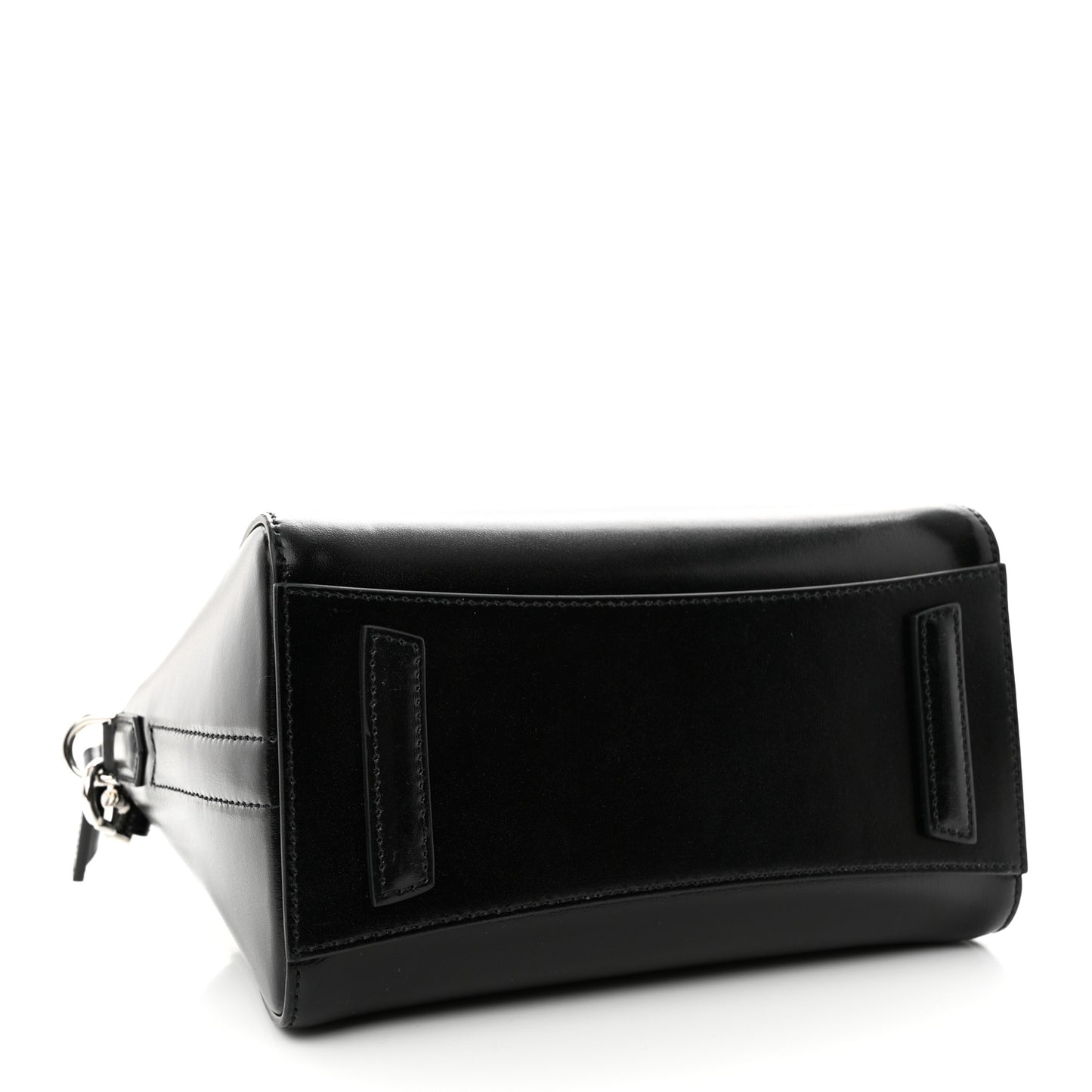 Shiny Lord Calfskin Mini Antigona Black
