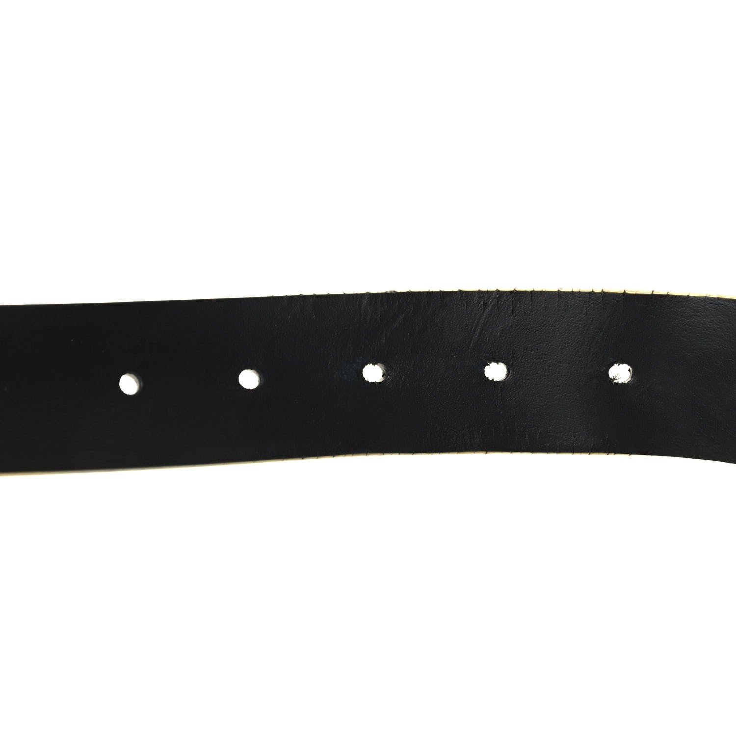 Louis Vuitton Calfskin Maison Fondée en 1854 Belt 95 38 Black 5 of 6
