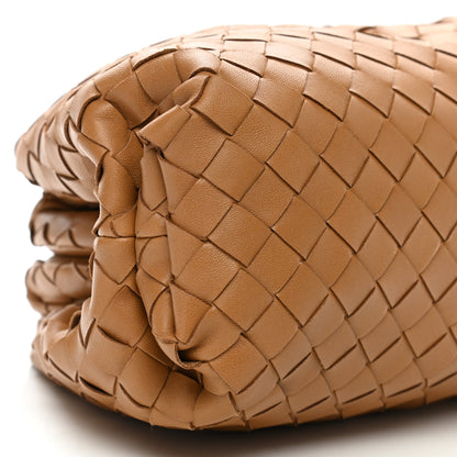 Bottega Veneta Nappa Maxi Intrecciato The Pouch Oversized Clutch Caramel 8 of 9