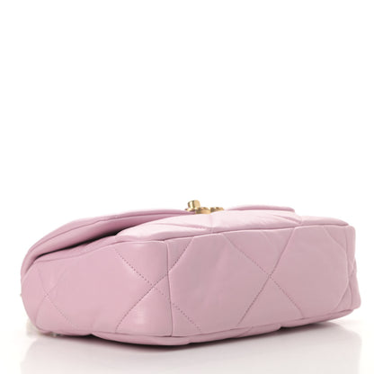 Chanel Lambskin Quilted Medium Chanel 19 Flap Light Pink 4 of 10