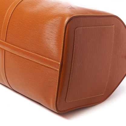 Louis Vuitton Epi Keepall 55 Cipango 4 of 9
