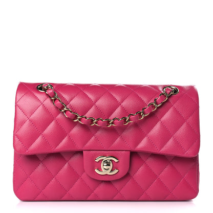 Chanel Caviar Quilted Small Double Flap Fuchsia 1 of 10