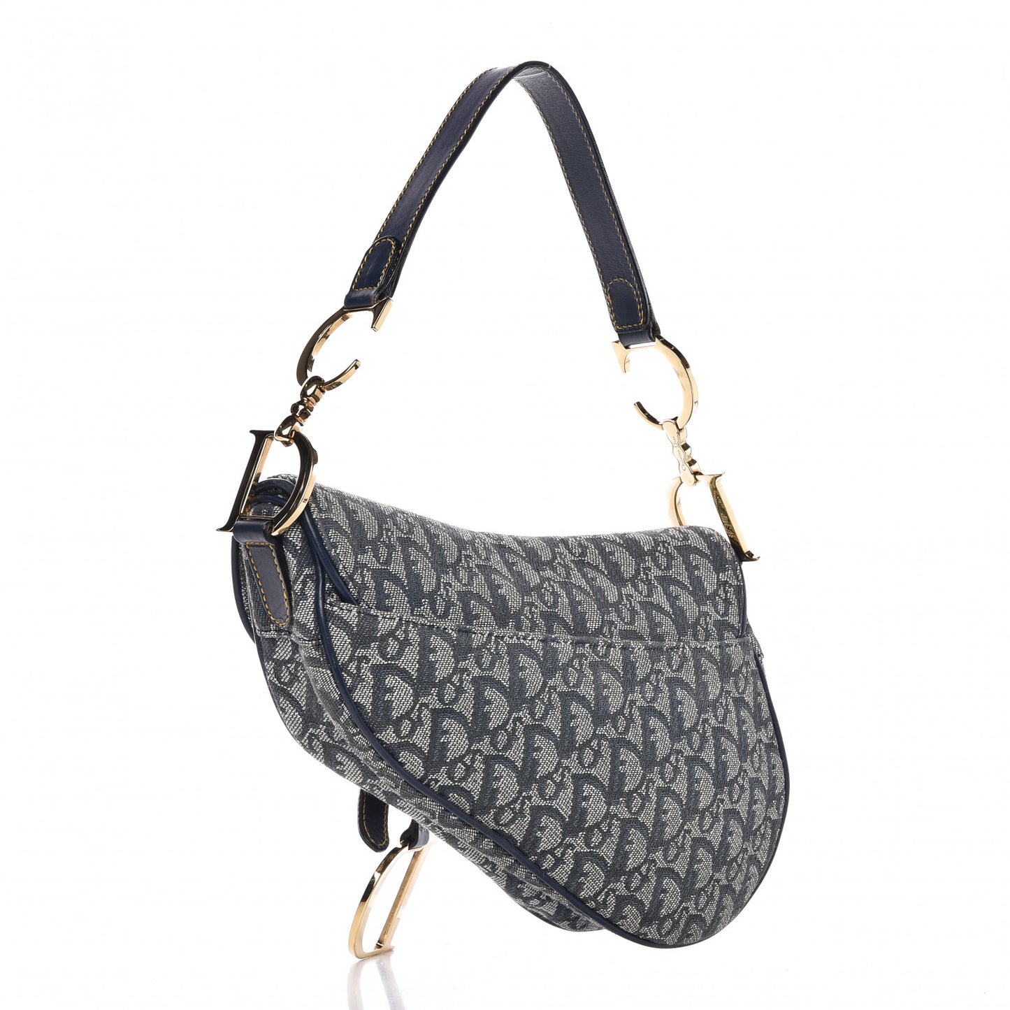 Monogram Saddle Bag Blue