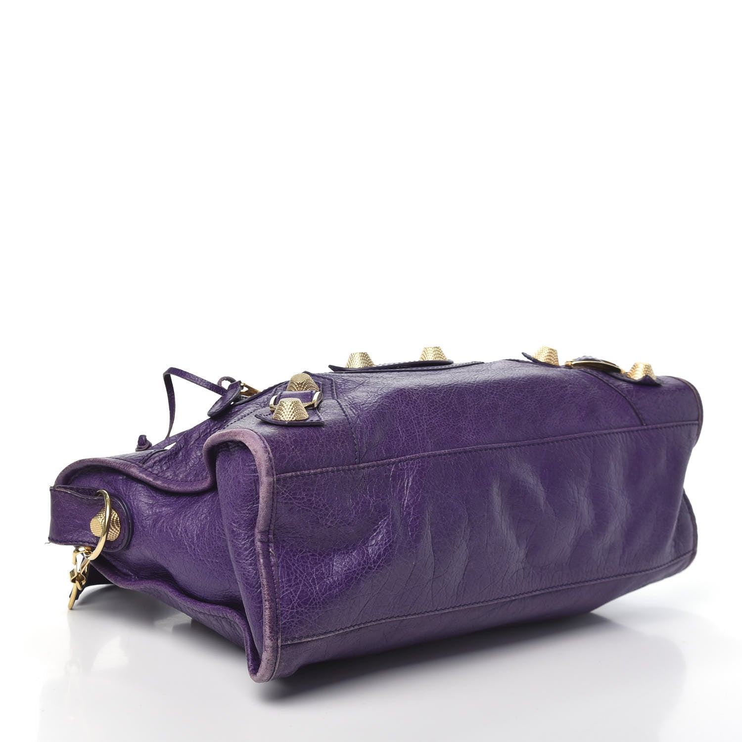 Balenciaga Agneau Giant 21 Gold Hardware City Dark Violet 4 of 16