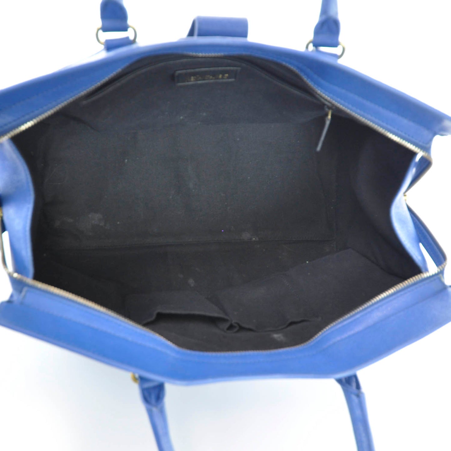 Leather Large Cabas Chyc Blue