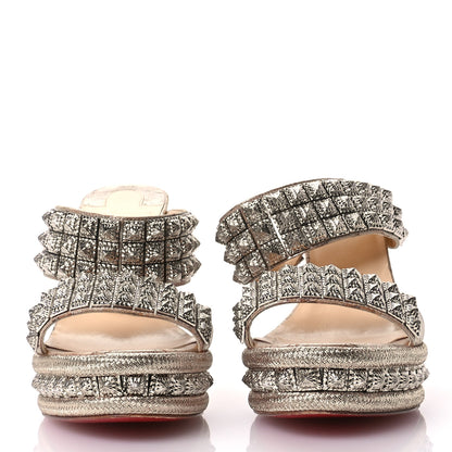 Christian Louboutin Cork Studded Pyradiams 110 Platform Sandals 38 3 of 7