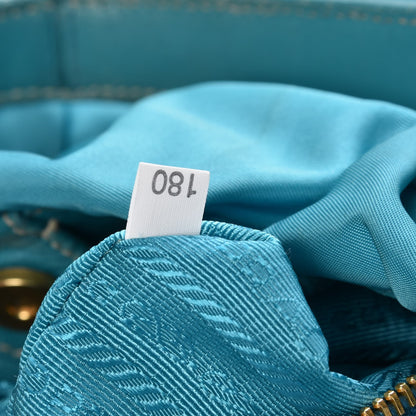 Prada Tessuto Nylon Gaufre Tote Turchese 8 of 10