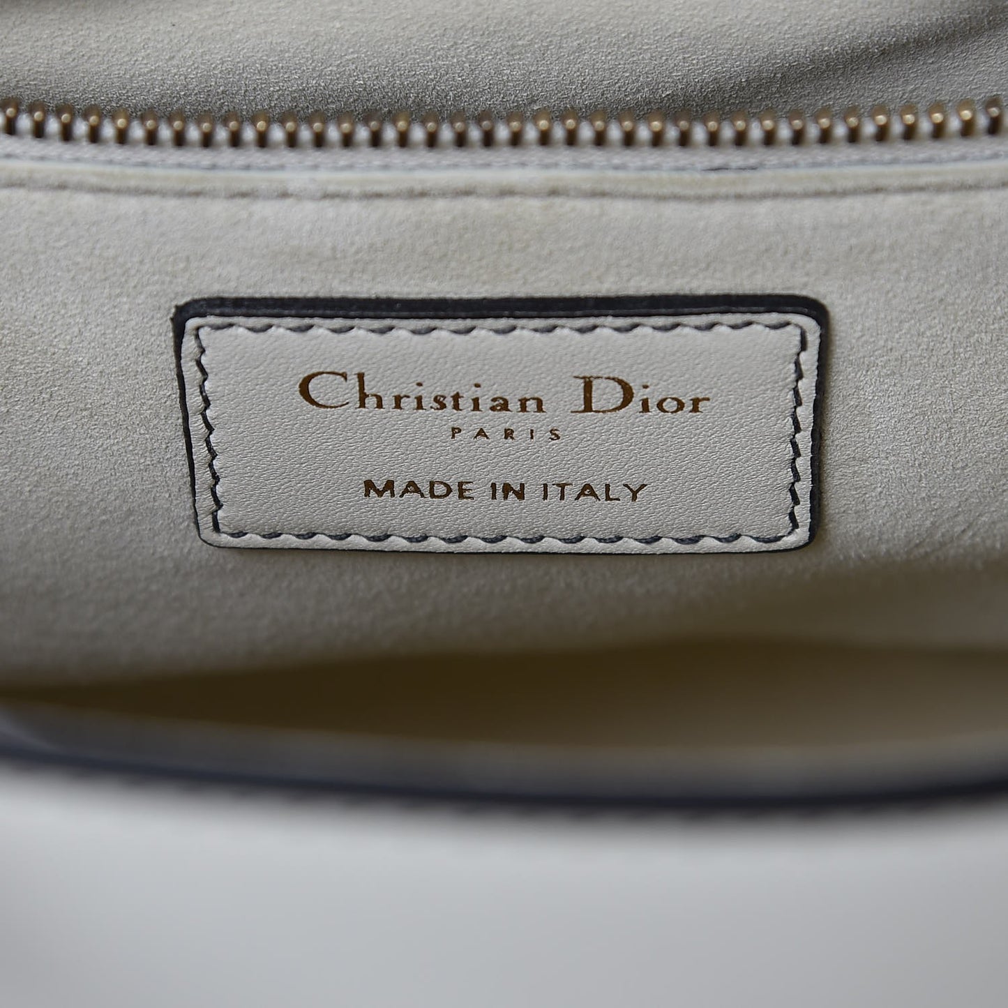 Calfskin Niki De Saint Phalle Medium Supple Lady Dior Off White
