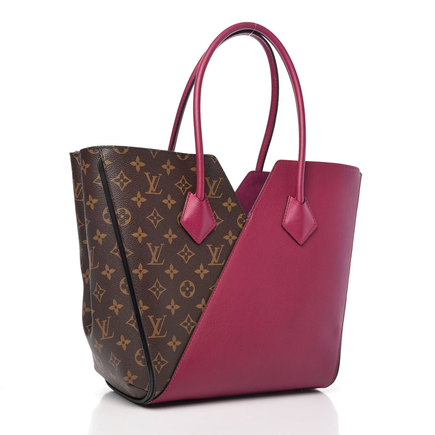 Calfskin Monogram Kimono Tote Grape