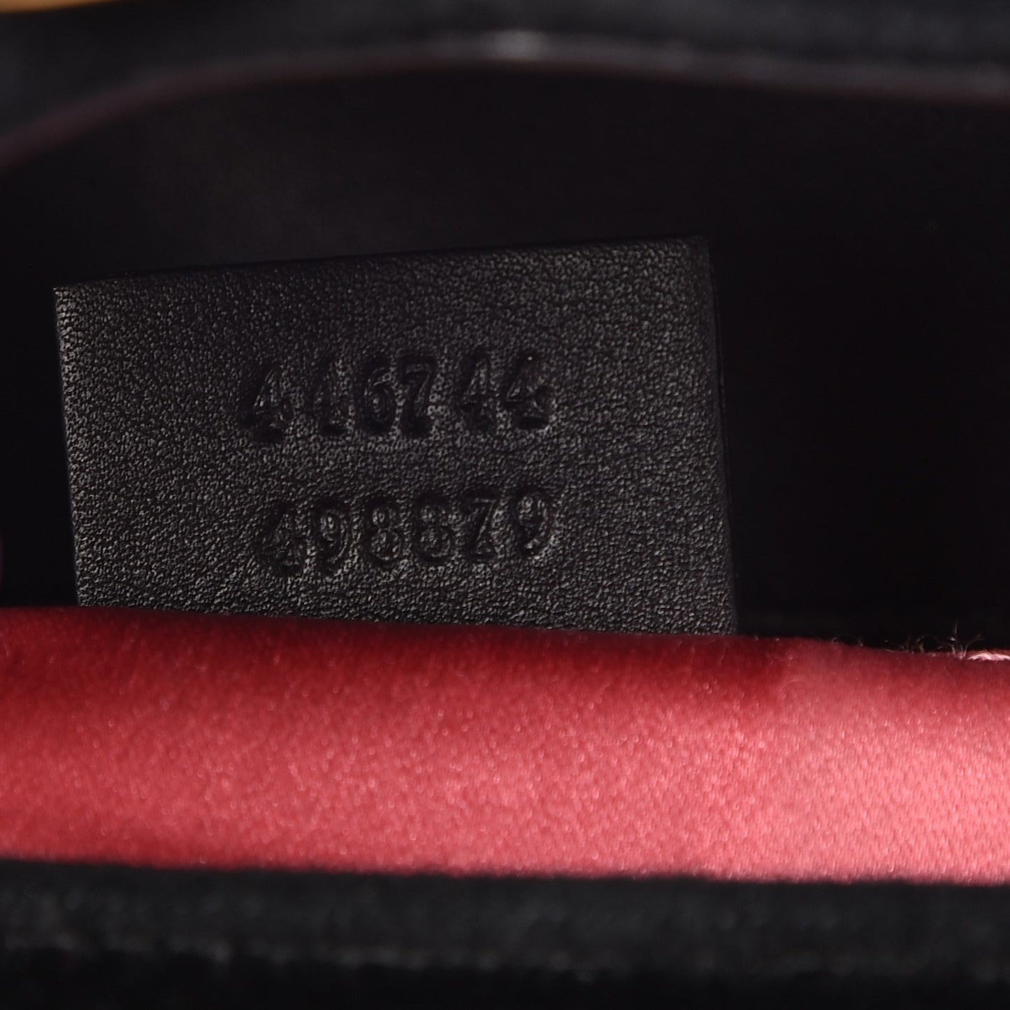 Velvet Matelasse Mini GG Marmont Shoulder Bag Black