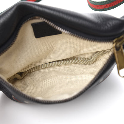 Gucci Grained Calfskin Small Logo Belt Bag Black 4 of 9